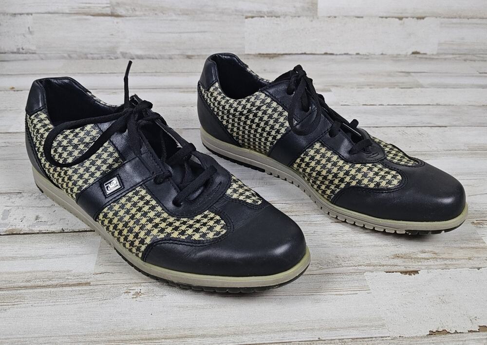FootJoy Casual Collection Womens 8M Houndstooth Spikeless Golf Shoes 97720